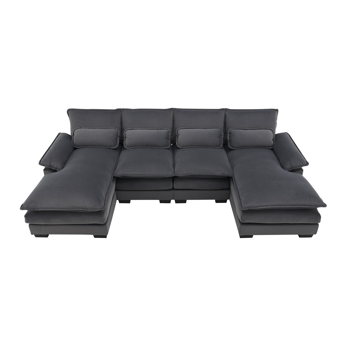 U-shaped Sectional Sofa with Waist Pillows A20914