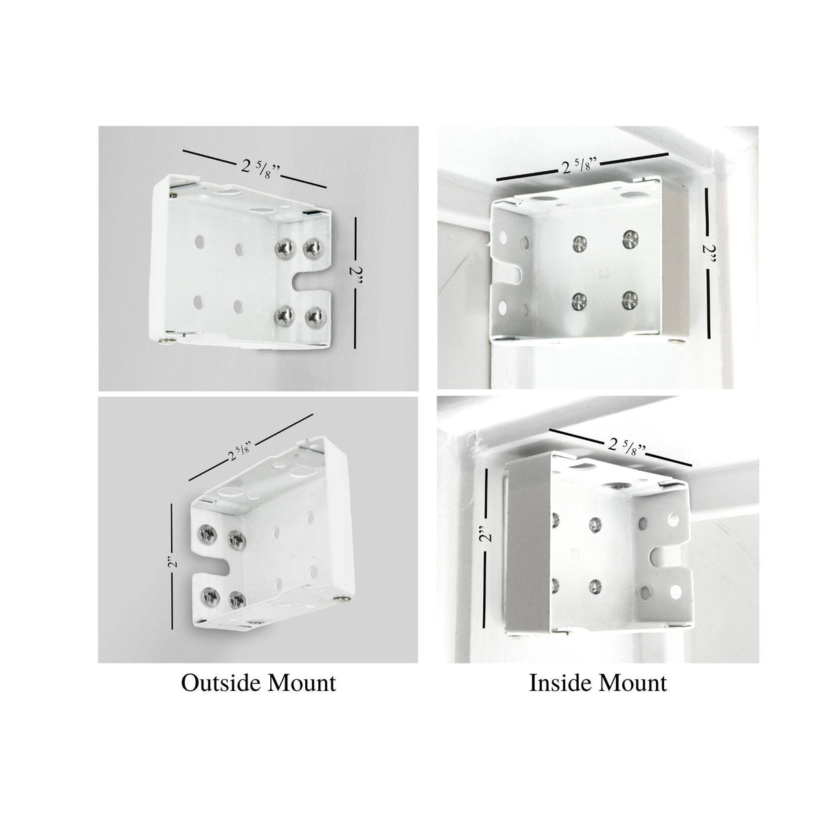 White Cordless Faux Wood Blind X71626