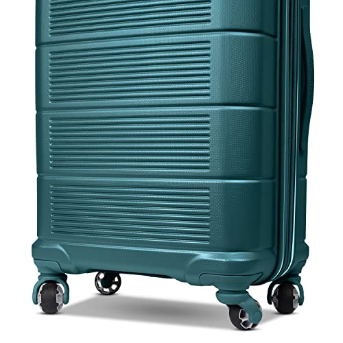 Purple Haze Expandable Hardside Carry-on Luggage with Spinner Wheels H779