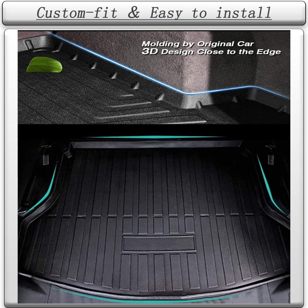 Cargo Liner Trunk Tray Cargo Mat Protector Pack of 2 Q14390
