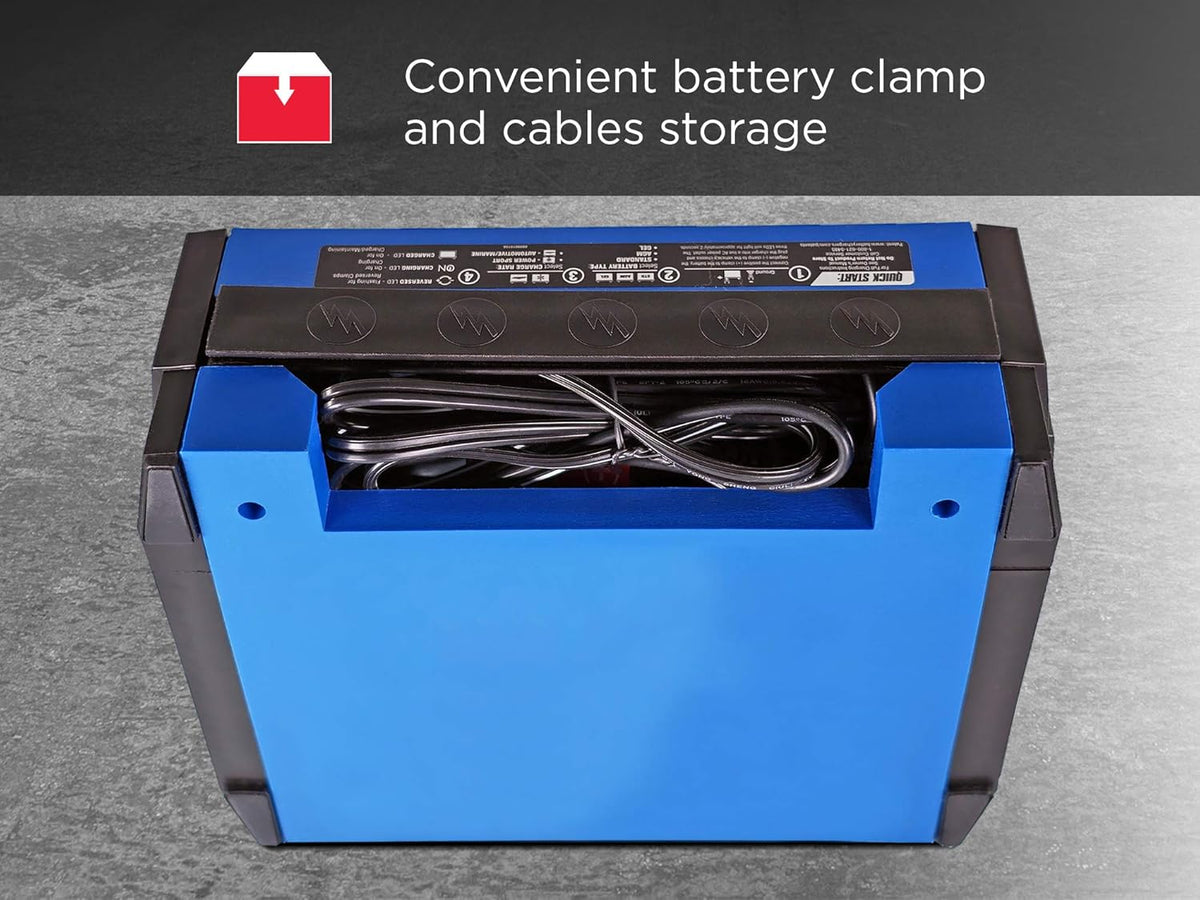 Fully Automatic 15 Amp 3 Amp 6V 12V Battery Charger Maintainer H842247