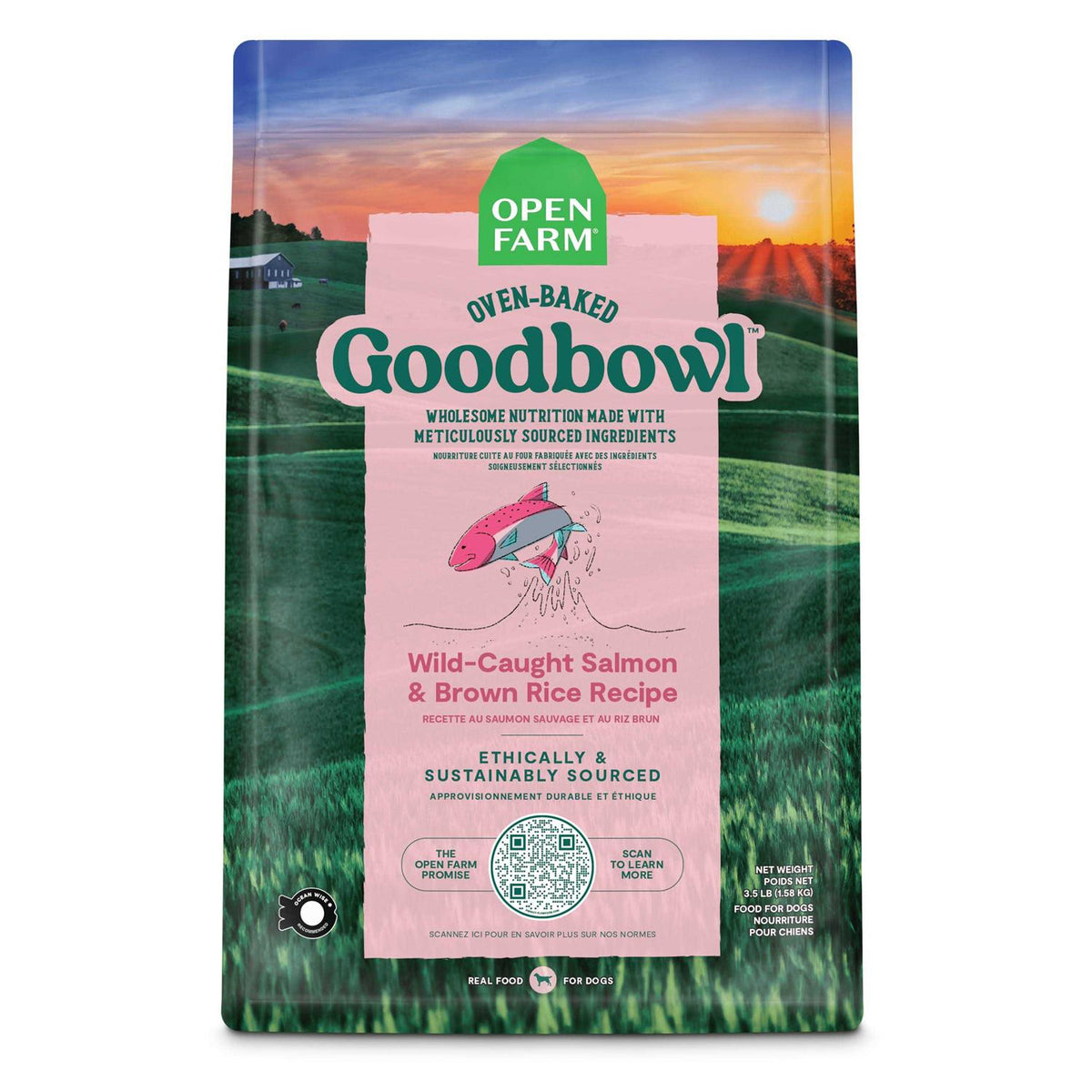 Wild Caught Salmon Brown Rice Dog Food A476