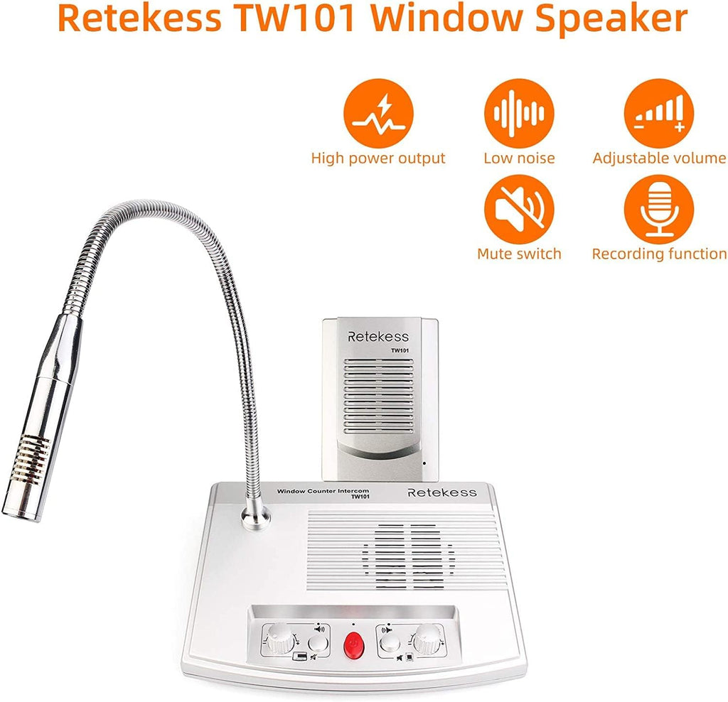 Window Speaker, Drive Thru Intercom System, Two Way Communication Devices Q36470