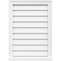 PVC Vertical Surface Mount Gable Vent N418