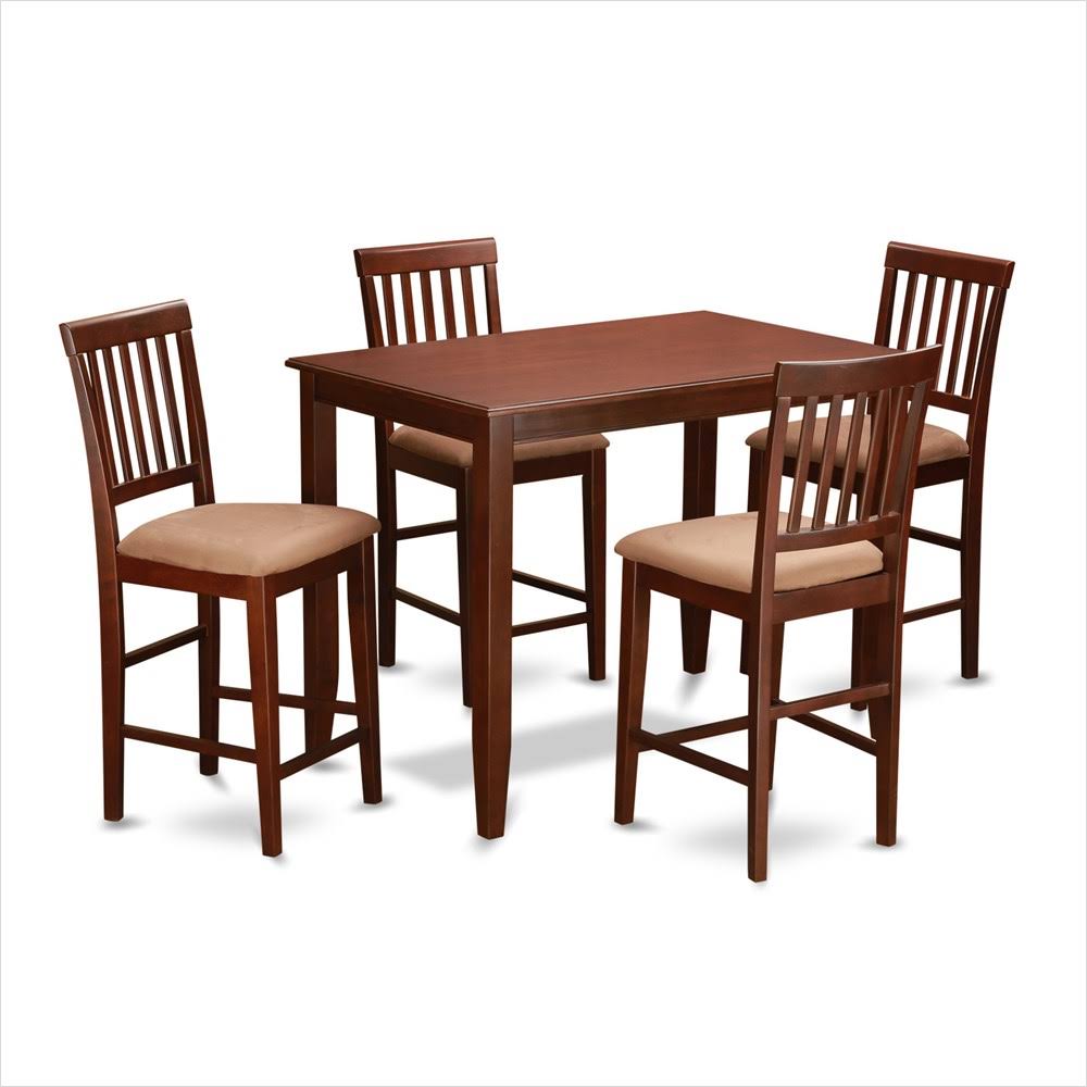 5 PC Pub Table and 4 Counter Chairs R555106