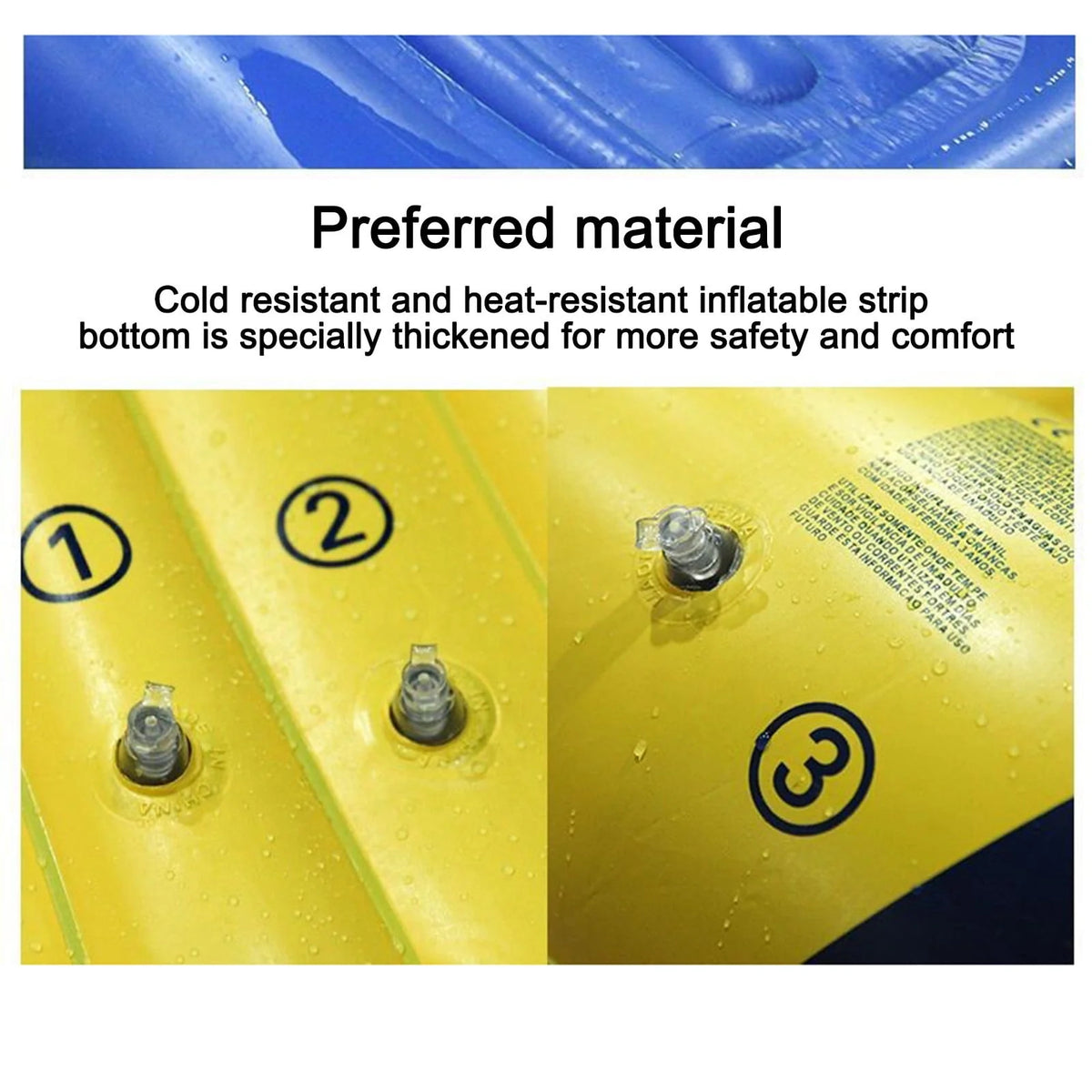 Double Kayak Inflatable Raft with Foot Pump Paddle Repair Kit A3065