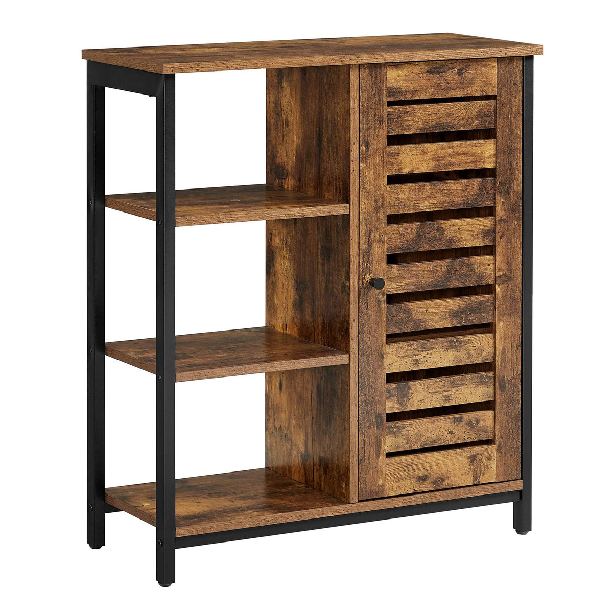 Lowell Storage Cabinet with 3 Shelves and Cupboard N9952