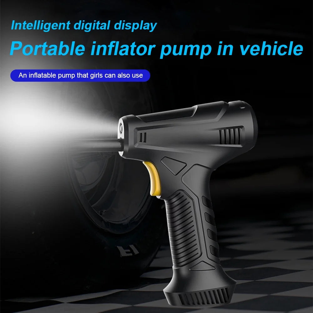 Portable Air Compressor 150 PSI Car Tire Pump S48796