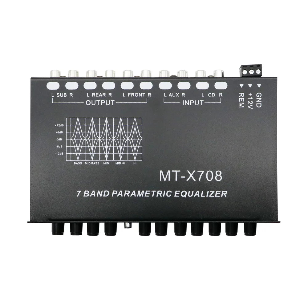 7 Band Car Audio Equalizer X6882