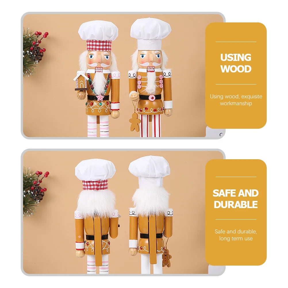 Nutcracker Wooden Table Decorative Figurines F76434