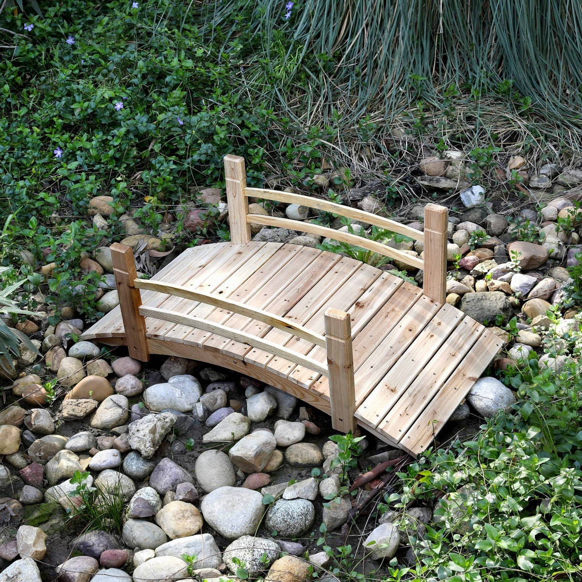 5 ft. Cedar Garden Bridge W488188