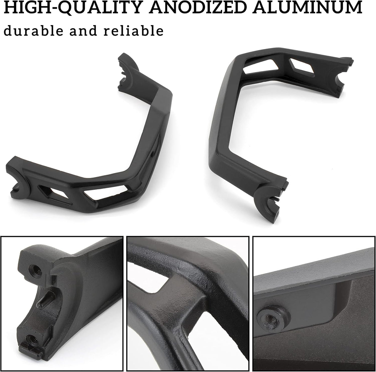 Black Aluminum Hand Guards Protector Kit (2PCS) K22037