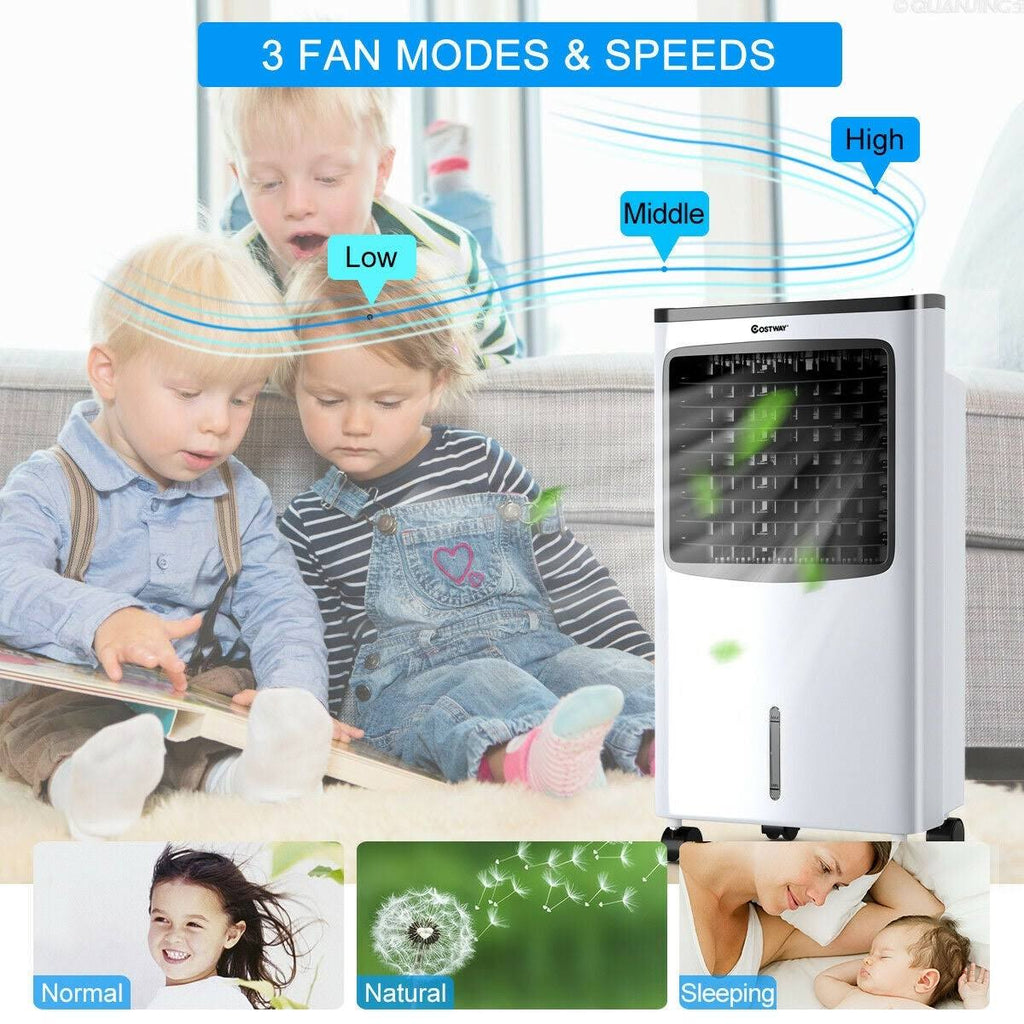 Black Portable Cooler Fan with Remote Control K97199