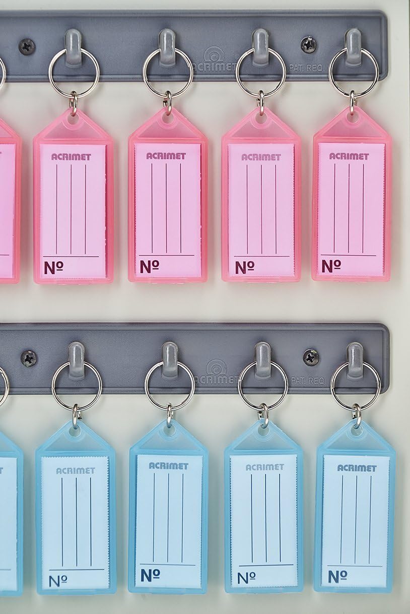 Beige Key Cabinet Organizer with Lock, 48 Positions V763