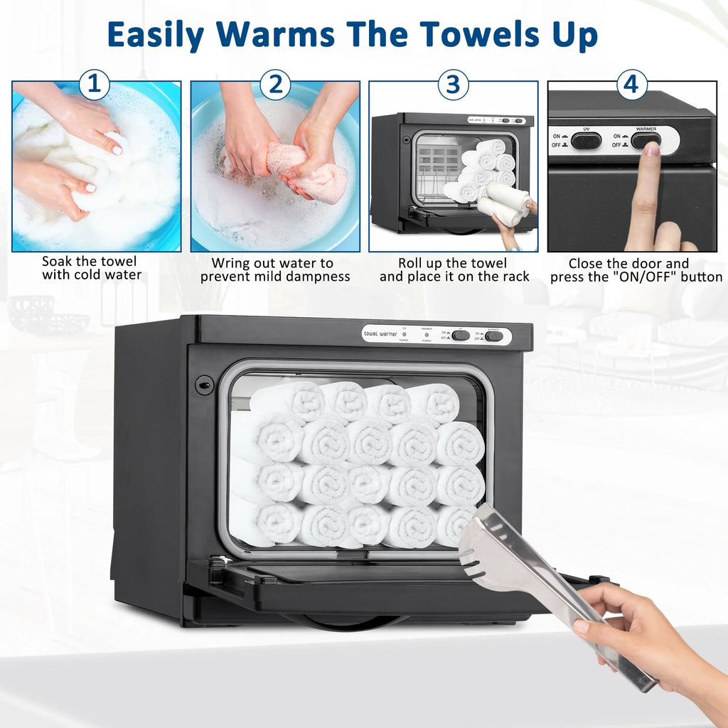 Black 8L Towel Warmer A29025