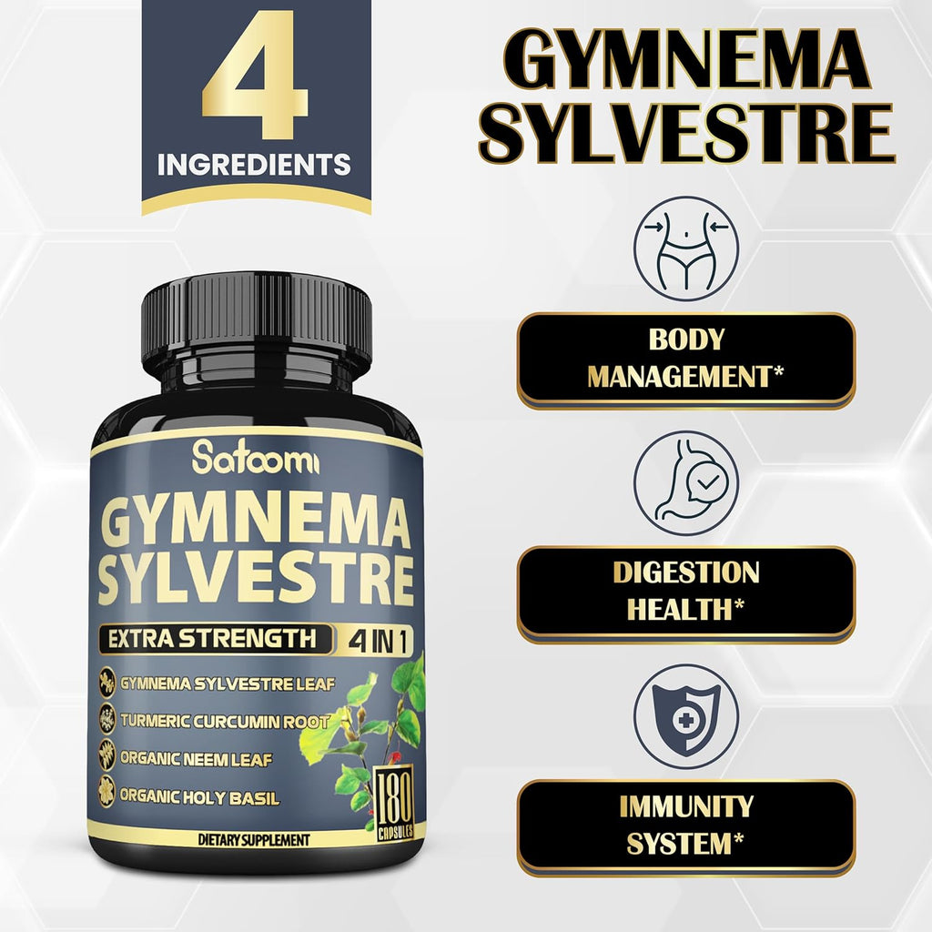 180 Capsules Gymnema Sylvestre Capsules Extract O840943