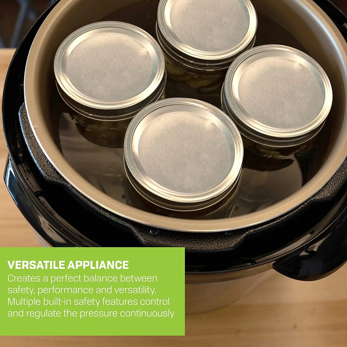 9.5 Qt Stainless Steel Electric Pressure Cooker and Canner J61233