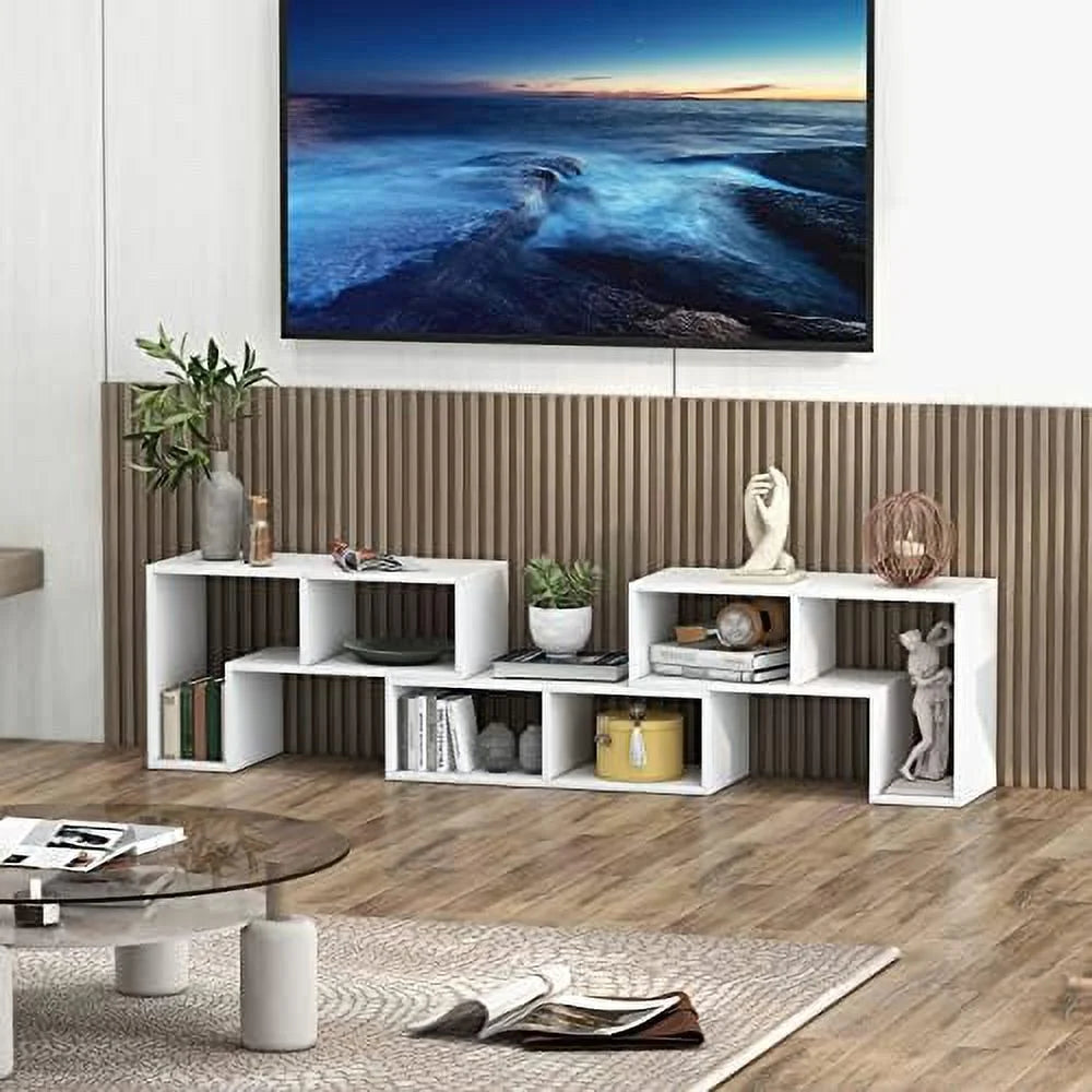 50 55 60 65 Inch TV Stand with Open Shelves N650