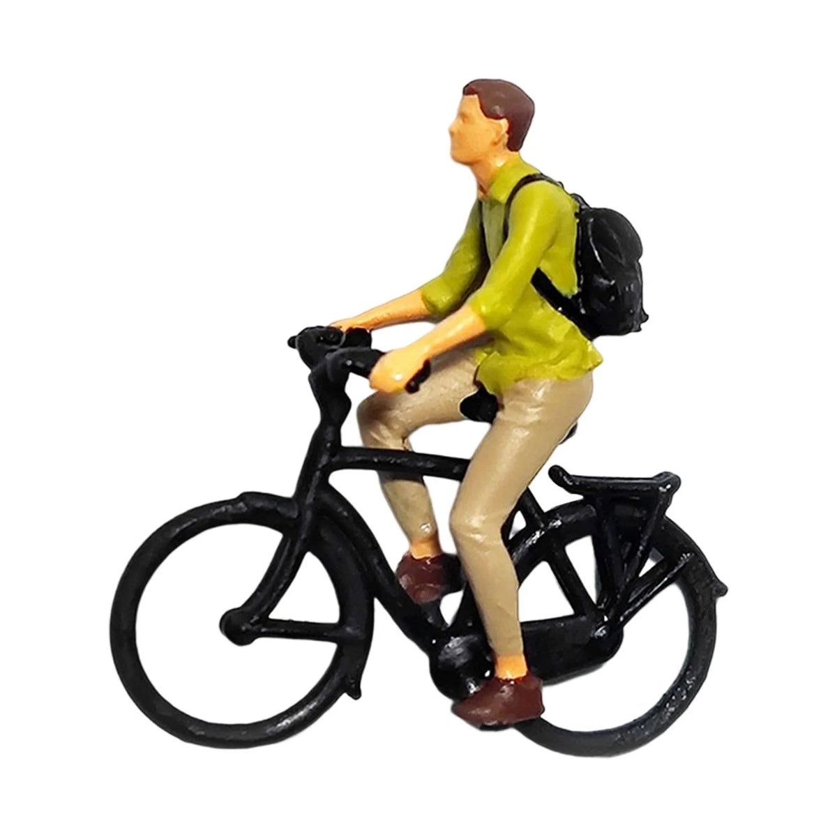 1/87 Scale Cyclist Figures Mini People Model Ornament L782121