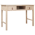 Writing Desk with 2 Storage Drawers Wood Study Table A66369