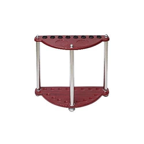 Wall-Mounted Wooden Pool Cue Rack for 8 Cues E29212