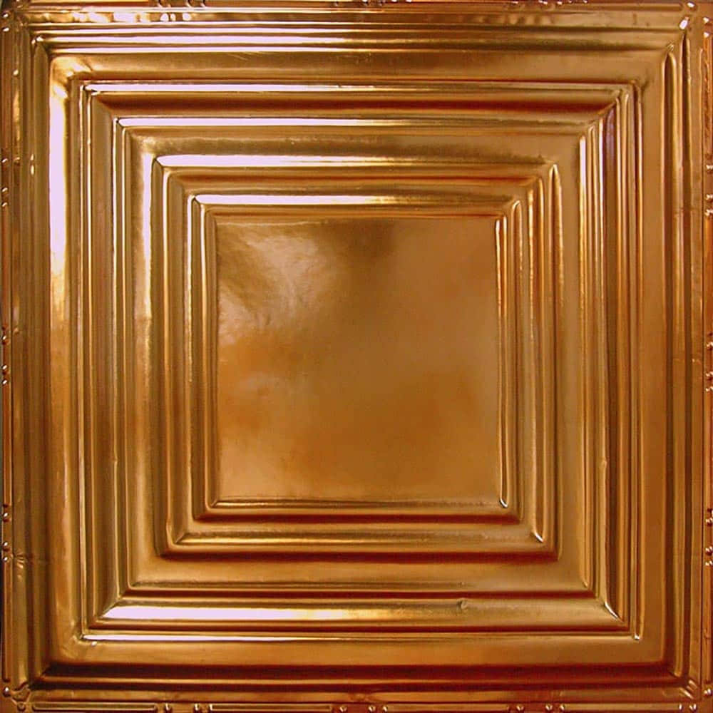 24-in x 24-in 5-Pack Rustic Copper Translucent Metal/Tin Surface-Mount Ceiling Tiles P70024
