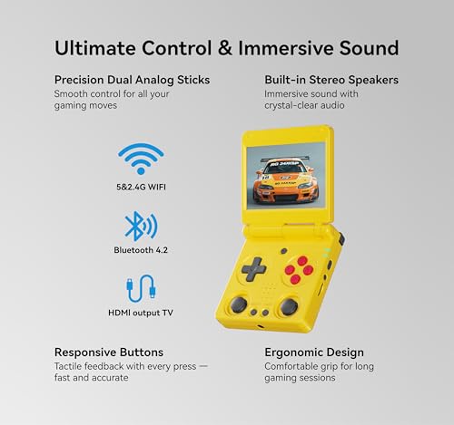 Indigo 3.4'' IPS Screen 64G TF Card Portable Handheld Gaming Console S175658