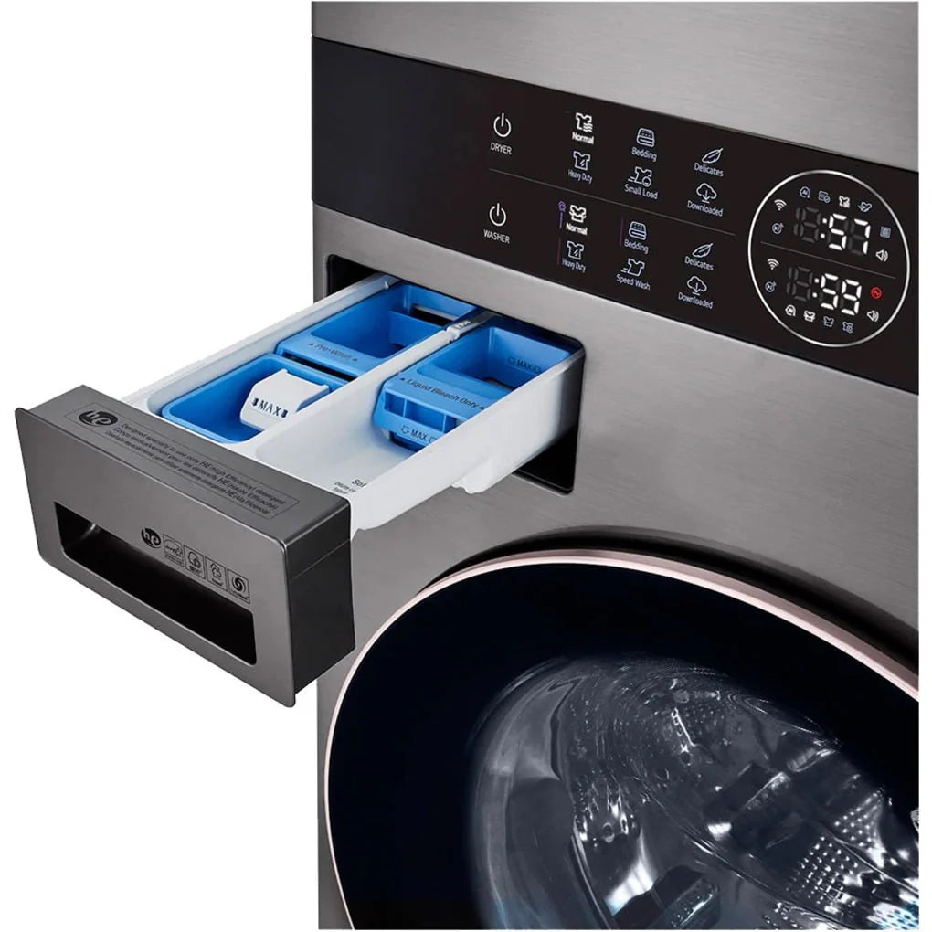 White Combination Washer Electric Dryer E456
