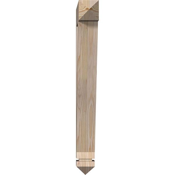 Traditional Arts & Crafts Smooth Bracket, Douglas Fir N9749