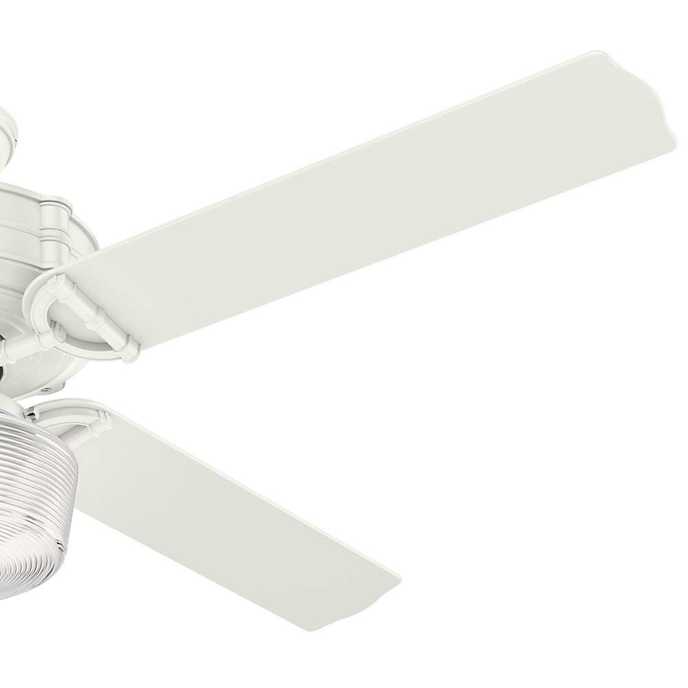 Fresh White Ceiling Fan with Light B6883