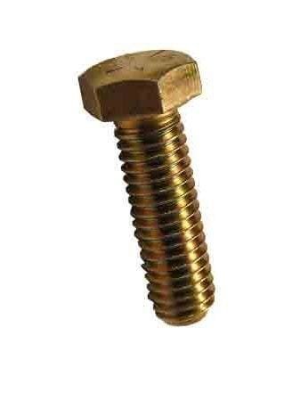 M10 x 45mm Hex Cap Screw Metric Class 10.9 Zinc Yellow Plated Steel 100 pcs T3984