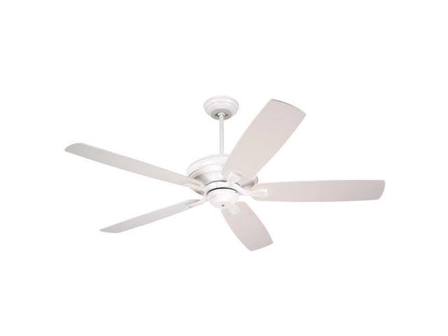 Satin White 60 Inch Ceiling Fan with 5 Reversible Blade J976702