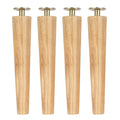 Wood Tapered Furniture Legs Set of 4 H8032