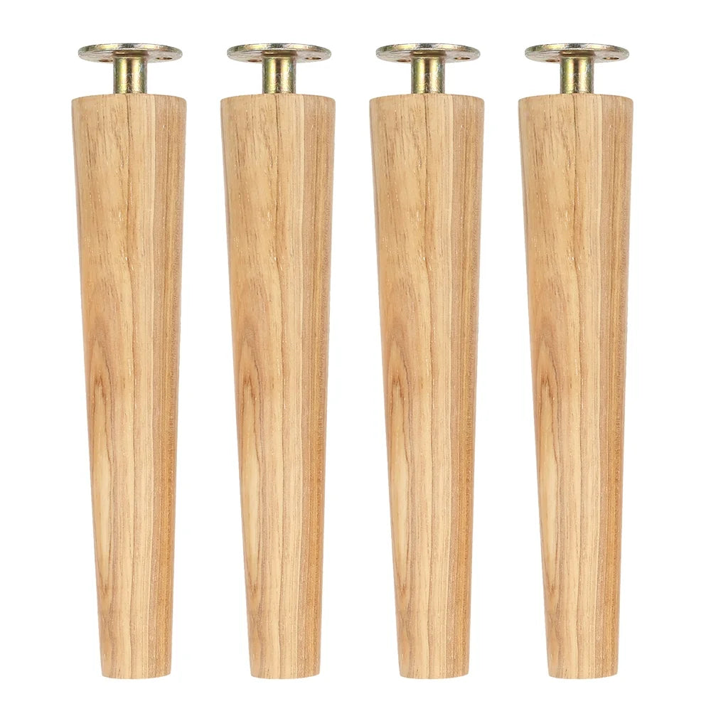 Wood Tapered Furniture Legs Set of 4 H8032