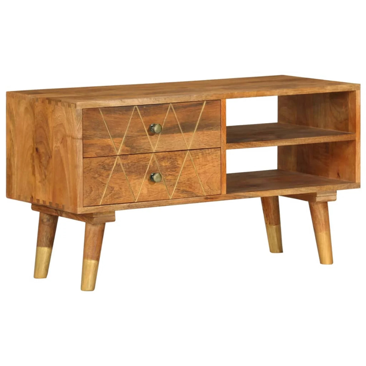 Solid Mango Wood TV Cabinet Y12517