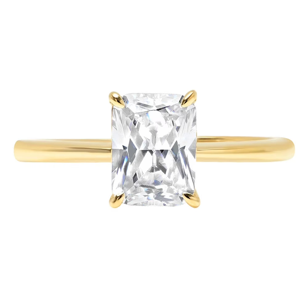 18K Yellow Gold Solitaire Engagement Ring R50833