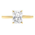 18K Yellow Gold Solitaire Engagement Ring R50833