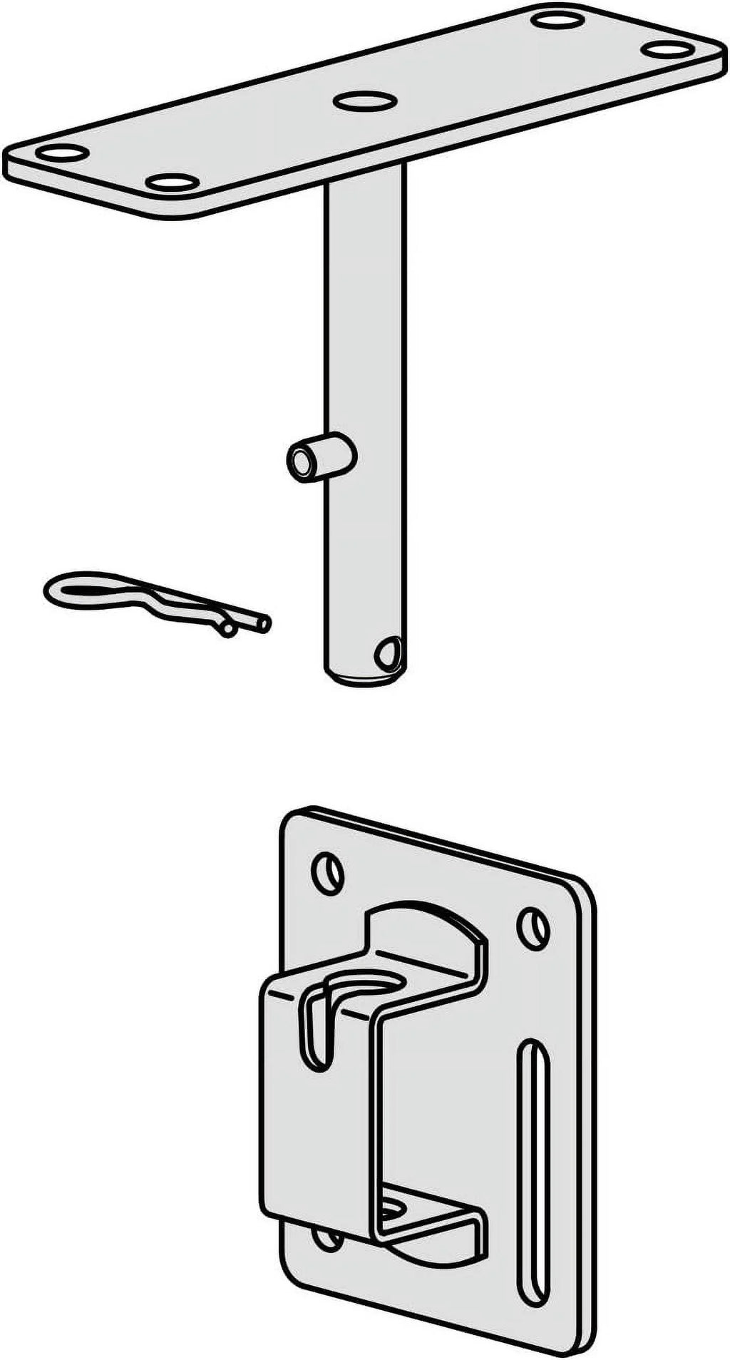 Dual Square Rail Vertical Surface Mount M305299