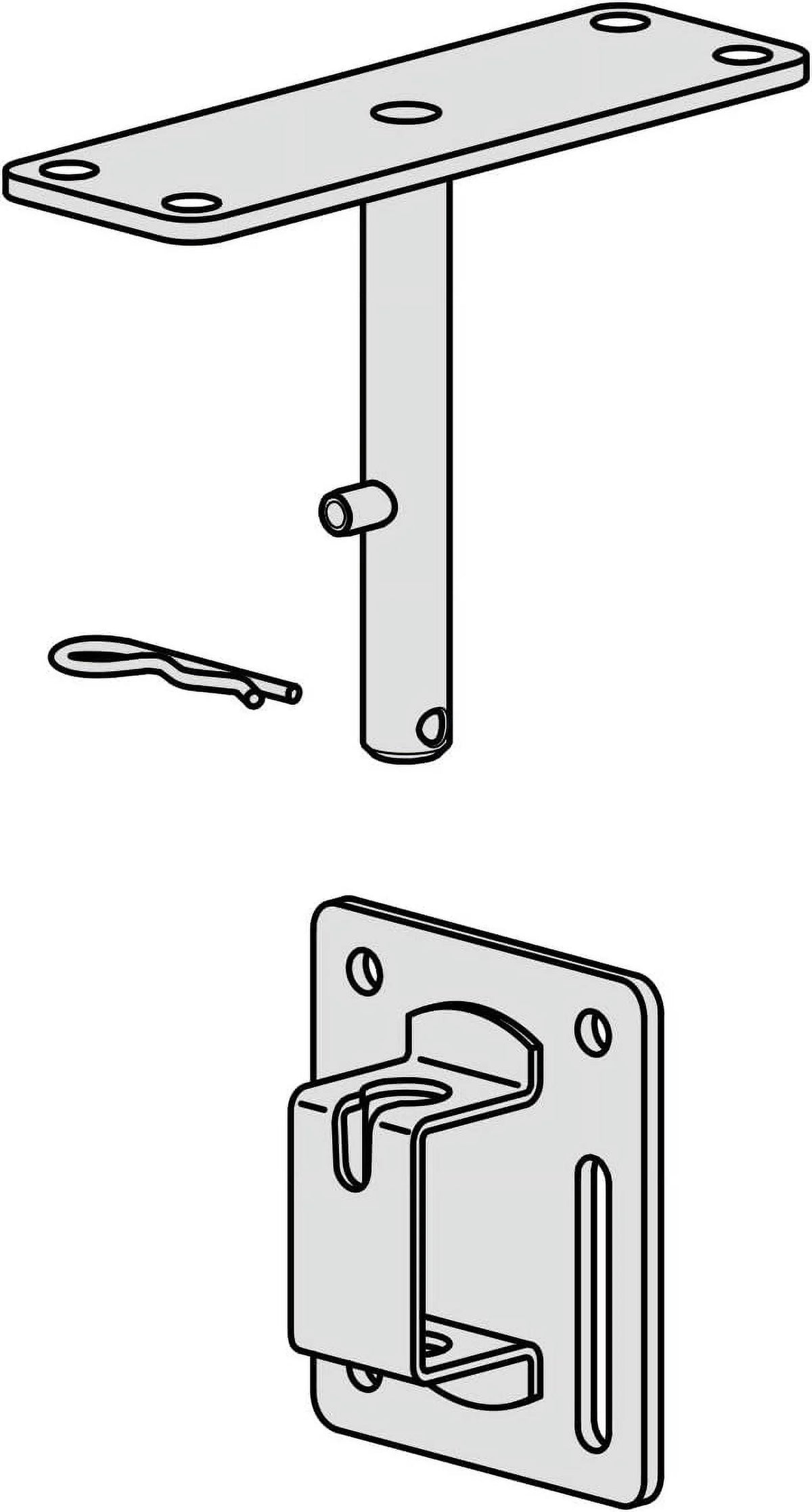 Dual Square Rail Vertical Surface Mount M305299