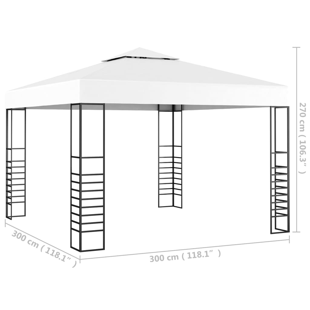 White Garden Marquee 118.1"x118.1" N628