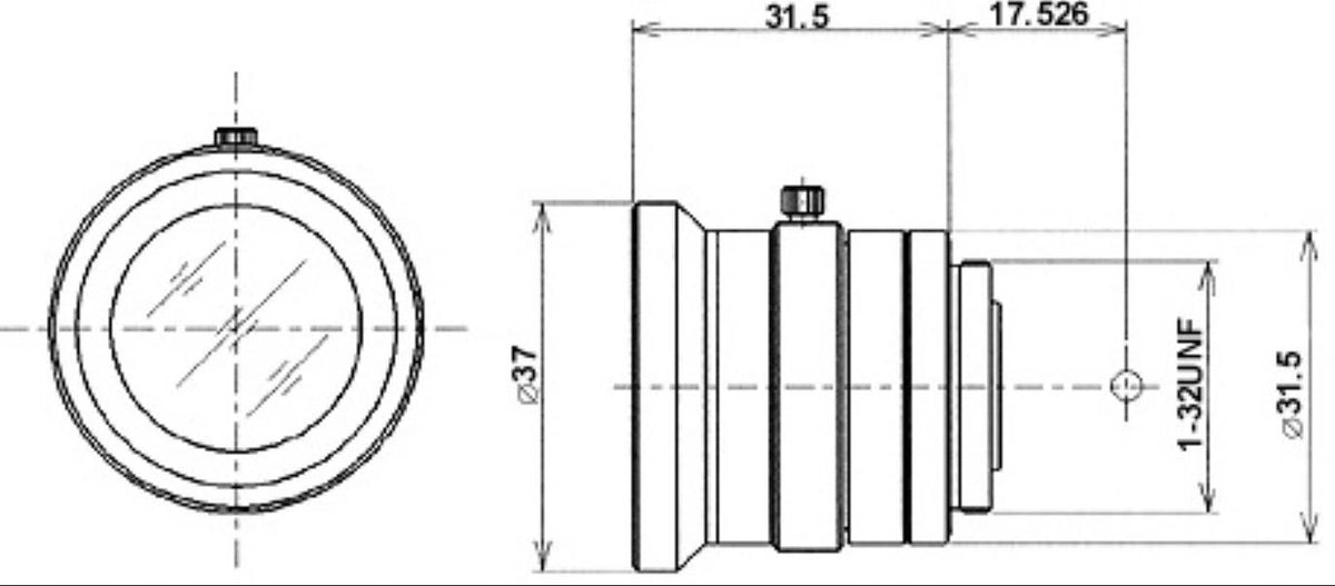6.5mm f/1.8 C-Mount Lens E407