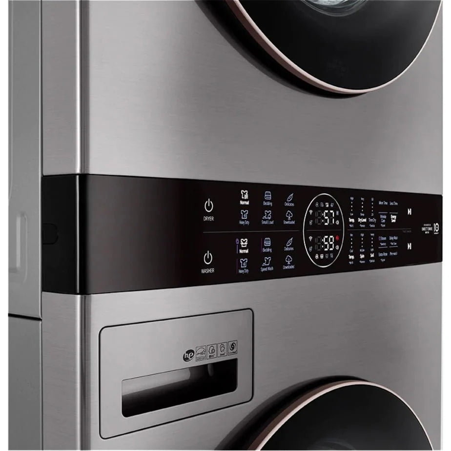 White Combination Washer Electric Dryer E456