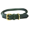 Rolled Leather Dog Collar Q9006