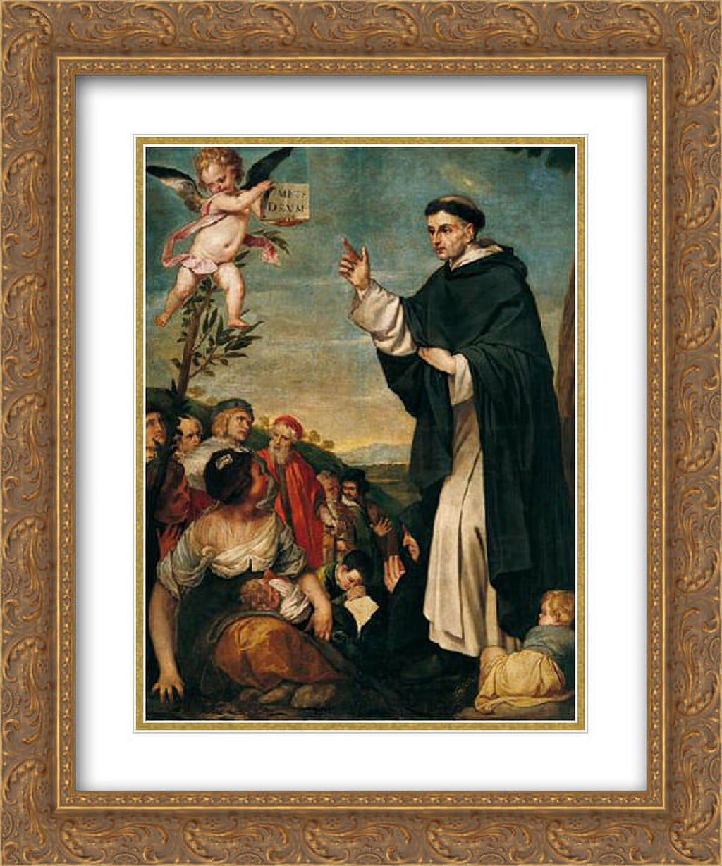 Gold Ornate Framed Art Print H24066