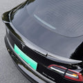 Matte Black Trunk Spoiler Wing Lip for Tesla Model 3, Pack of 2 M300657