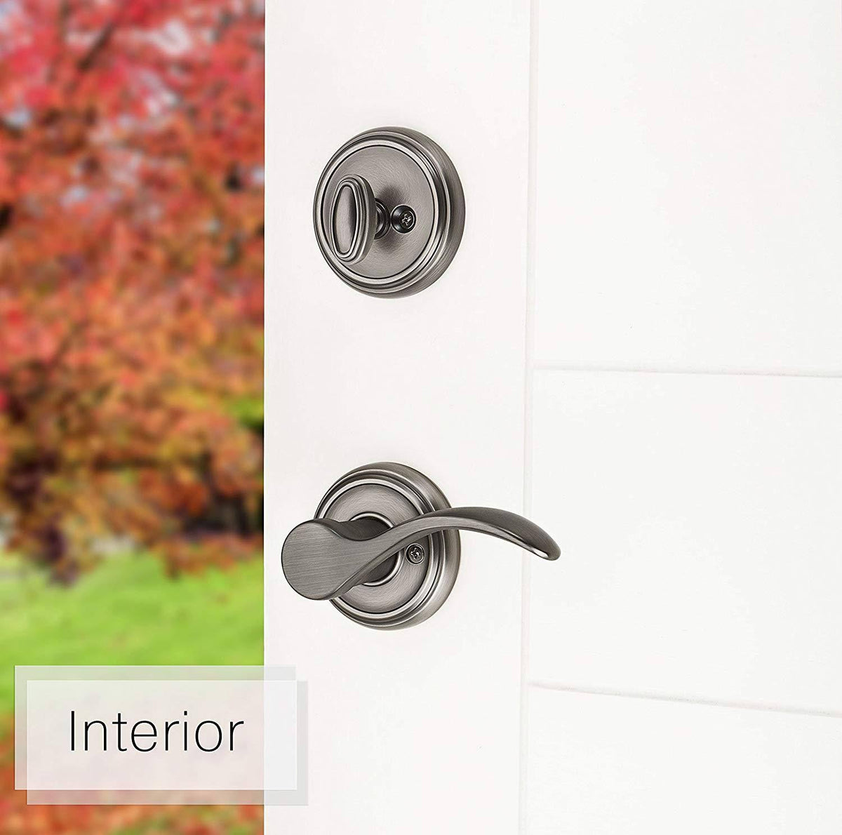 Slate Single Cylinder Handleset with Tobin Lever Q74925
