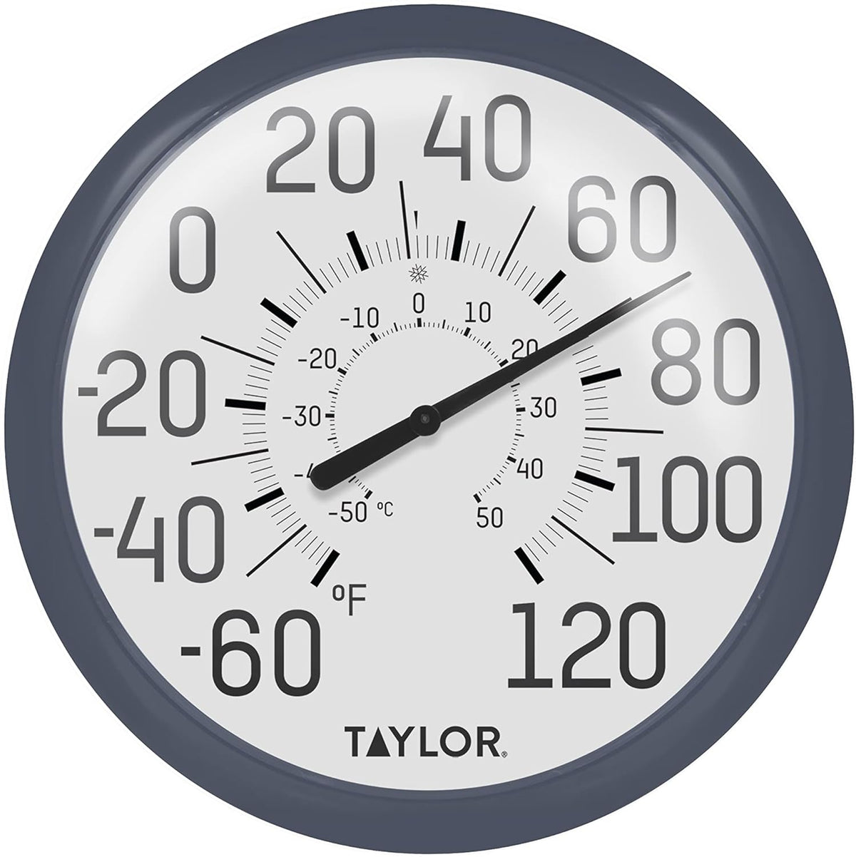Navy 13.25 Inch Wall Thermometer O719559