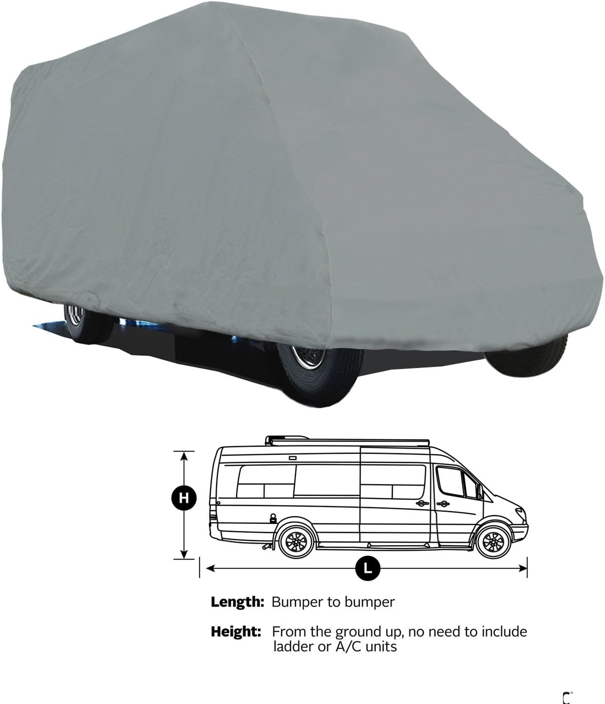 4-Layer Class B RV Camper Van Cover Fits 24'L Z60008