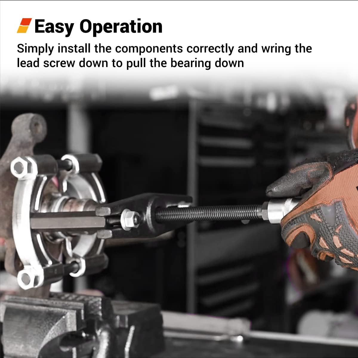 12 Pcs 5 Ton Capacity Wheel Bearing Removal Tool Set L918859