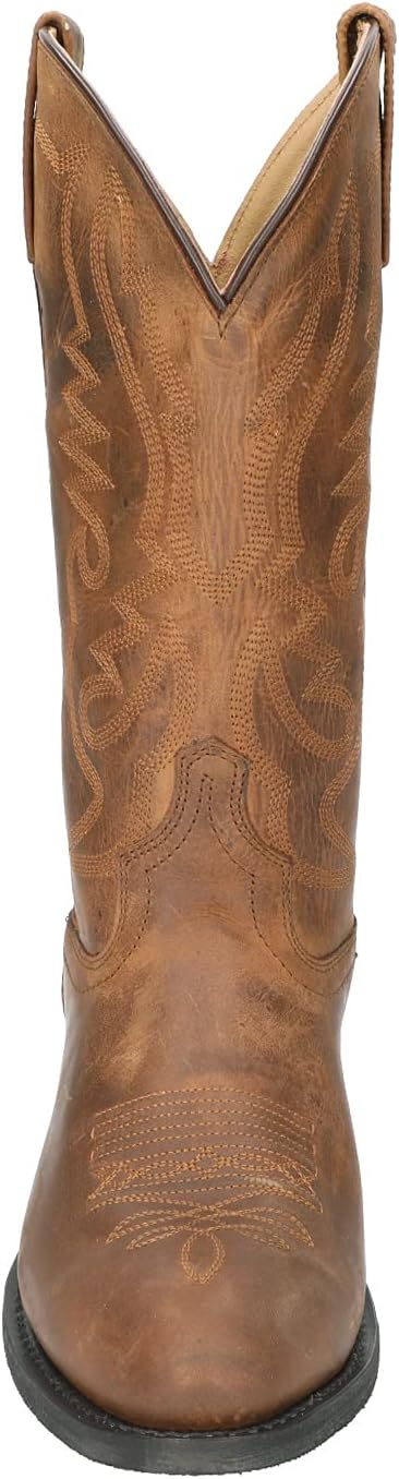 Men's Leather Western Boot P8033